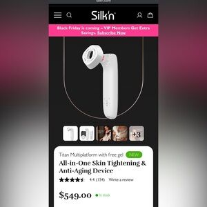 Silk'n Titan Multiplatform skin rejuvenation device